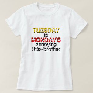 Camiseta Piada sobre terça e segunda