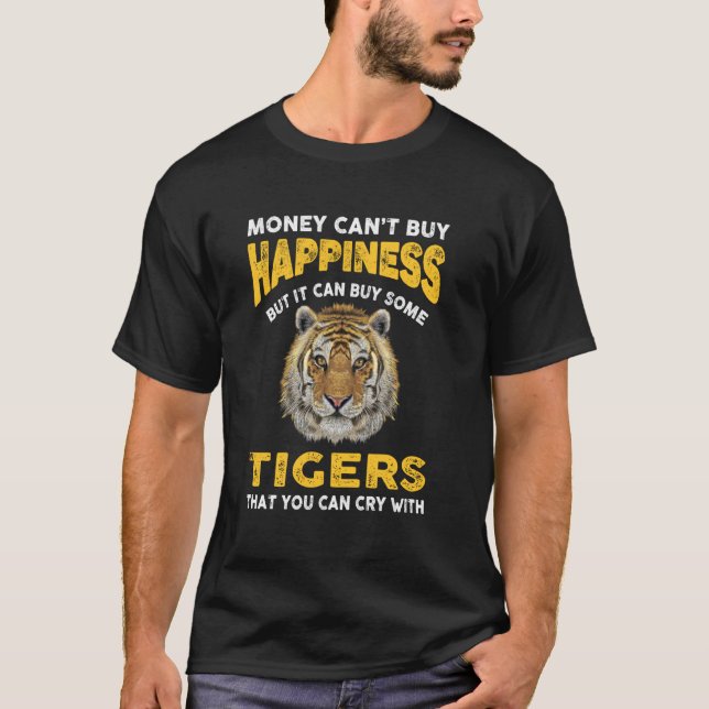 Camiseta Piada Tigre Engraçado Dizendo Ideia Para Grandes G (Frente)