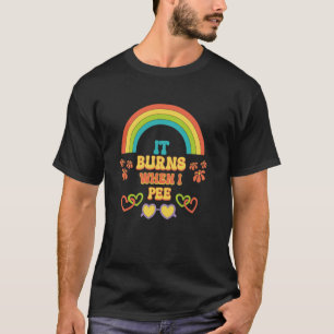 Camiseta Piadas Constrangedoras Inadequadas Quando Faz Xixi