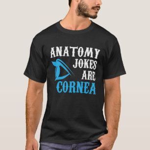 Camiseta Piadas de Anatomia Oftalmologia Optometrista Gráfi