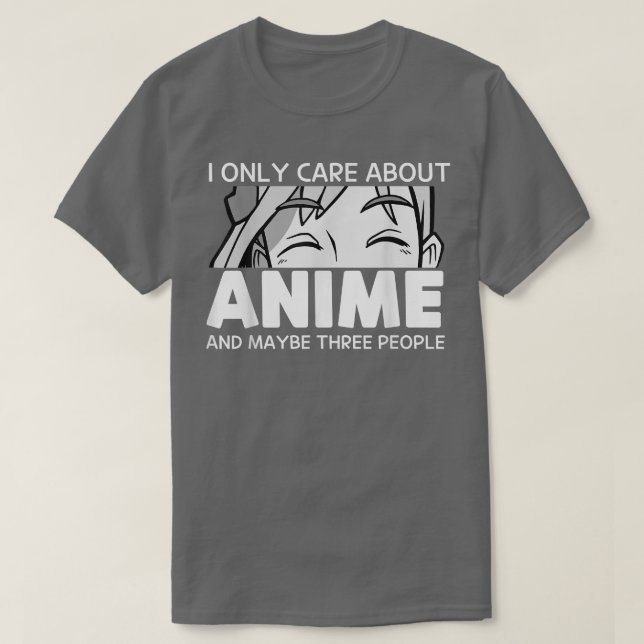 Camiseta Piadas de anime engraçadas do Kawaii (Frente do Design)
