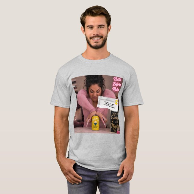Camiseta Piadas de Embrulho de Chiclete (Frente Completa)