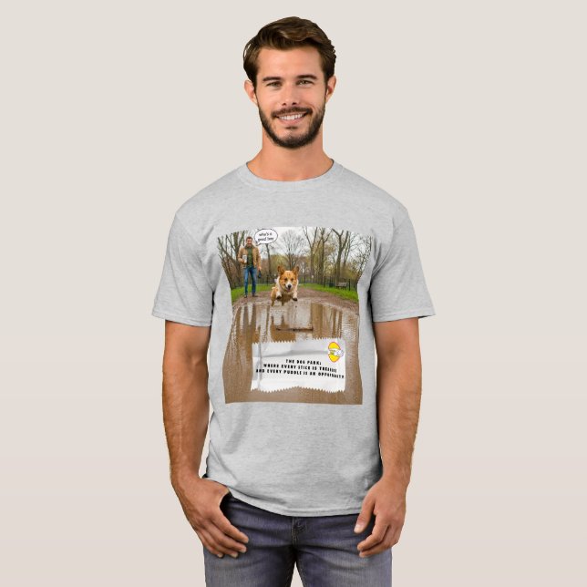 Camiseta Piadas de Embrulho de Chiclete (Frente Completa)