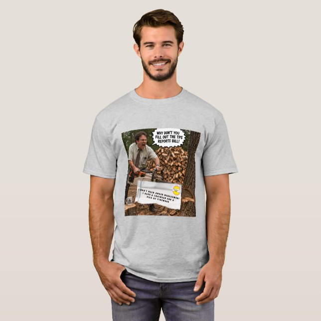 Camiseta Piadas de Embrulho de Chiclete (Frente Completa)