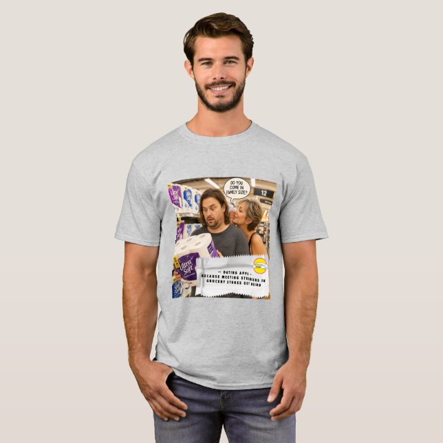 Camiseta Piadas de Embrulho de Chiclete (Frente Completa)