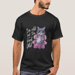 Camiseta Piadas de Gato Engraçadas Sarcástico Eu sou Velho 