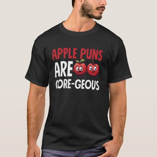 Camiseta Piadas de Maçã São Core-geosas Maçã (Frente)