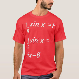 Camiseta Piadas de matemática de Geek curto 1