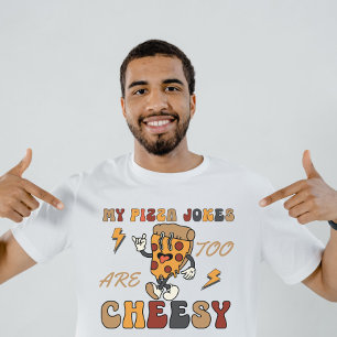 Camiseta Piadas de Pai Engraçado Pizza