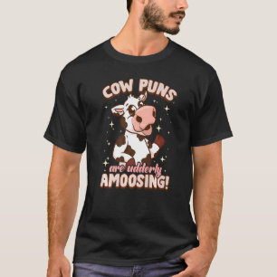 Camiseta Piadas de Vaca São Animais de Fazenda Totalmente D