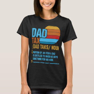 Camiseta piadas do pai de Definição de Imposto do pai