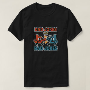 Camiseta Piadas do pai vs. Cartoon Engraçado do Piada Incor
