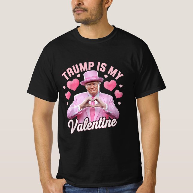 Camiseta Piadas engraçadas de Dia de os namorados de trump (Frente)
