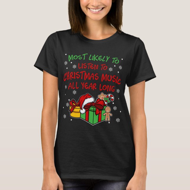 Camiseta Piadas Engraçadas E Ditos Do Xmas Eu Provavelmente (Frente)