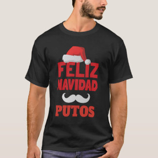 Camiseta Piadas Indesejáveis Feliz Navidad Putos Natal