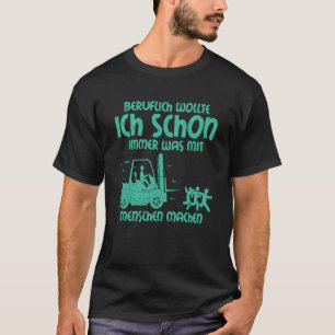 Camiseta Piadas Operador de Empilhadeira Citação Caminhão O