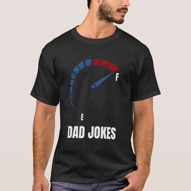 Camiseta Piadas pais Carregadas Para Homens Engraçados Pai  (Frente)