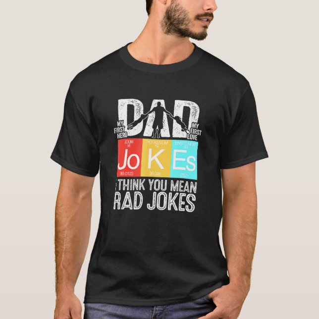 Camiseta Piadas pais Eu Acho Que Você Quer Dizer Homens De  (Frente)