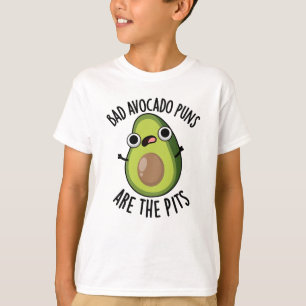 Camiseta Piadas Ruins de Abacate São Os Caroços Fruta Engra