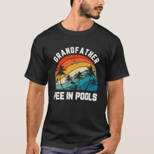 Camiseta Piadas Sarcástico Retrô Vovô Pee In P