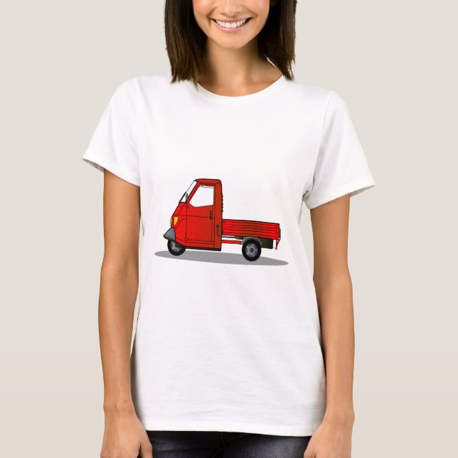 Camiseta Piaggio Ape Womens T-Shirt (Frente)