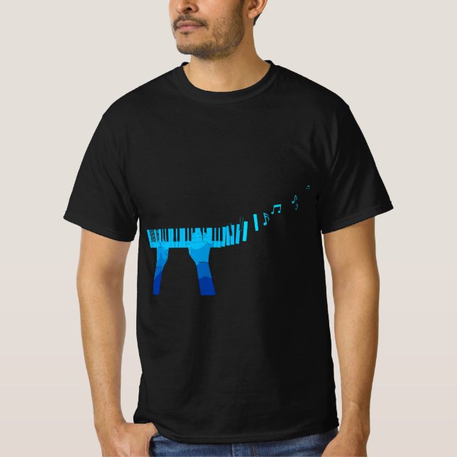 Camiseta Pianist Keyboards Piano Classical Music Piano  (Frente)