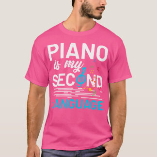 Camiseta Pianist Musician Music Notes Treble Clef Piano