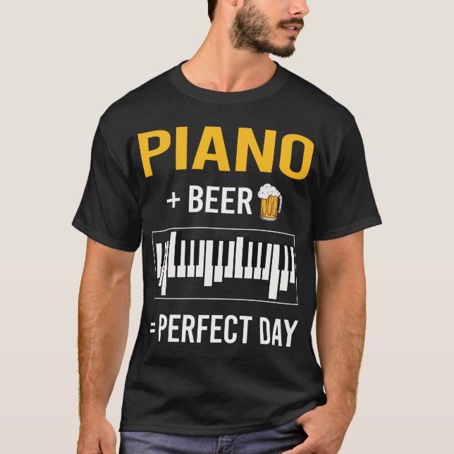 Camiseta Pianista Beer Day (Frente)