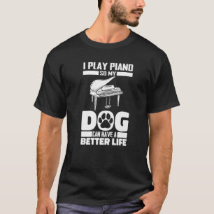 Camiseta Pianista Canino - Musical Piano Premium