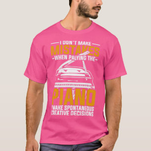 Camiseta Pianista de Piano com Instrumento Musical Engraçad