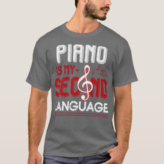 Camiseta Pianista Engraçado Citação Piano