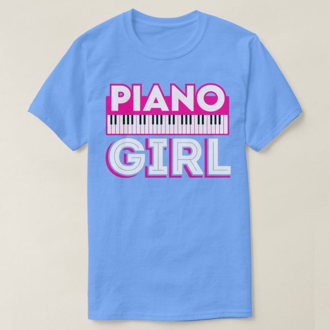 Camiseta Pianista Engraçado Jogador Pianista Músico (Frente do Design)