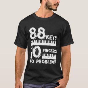 Camiseta Pianista Engraçado Pianista Musical Presente Piano