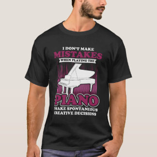 Camiseta Pianista Engraçado Presente Piano No Natal