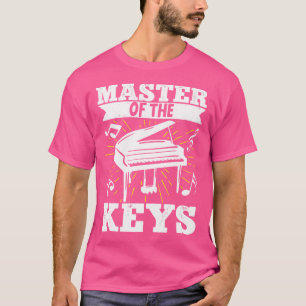 Camiseta Pianista Mestre Das Teclas Músico De Orquestra