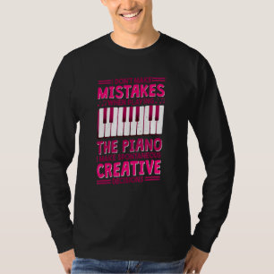 Camiseta Pianista Não Cometo Erros Ao Tocar O Piano