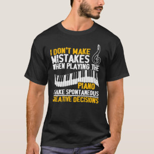 Camiseta Pianista Pianista Instrumento Musical M