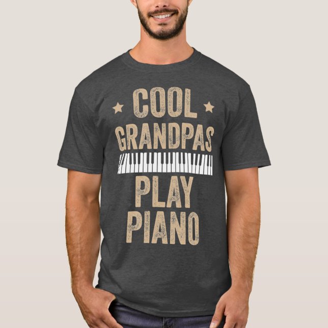 Camiseta Pianista Piano Piano Piano legal Tocar Pianista (Frente)