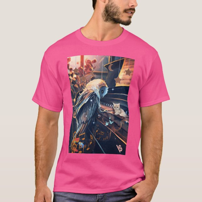 Camiseta Pianiste Owl (Frente)
