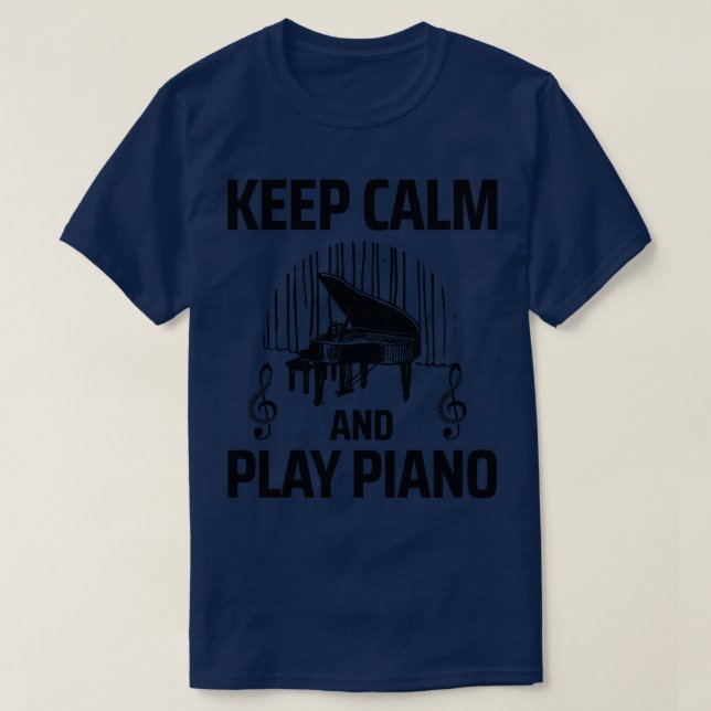Camiseta piano (Frente do Design)