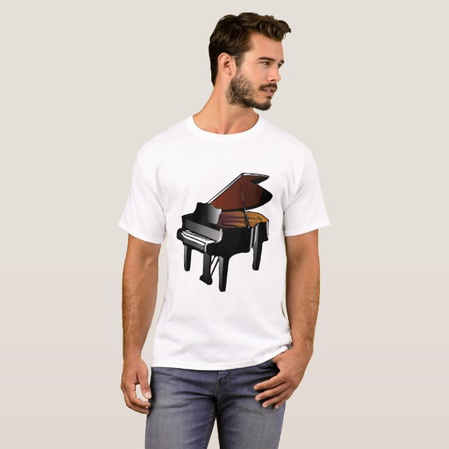 Camiseta Piano (Frente Completa)