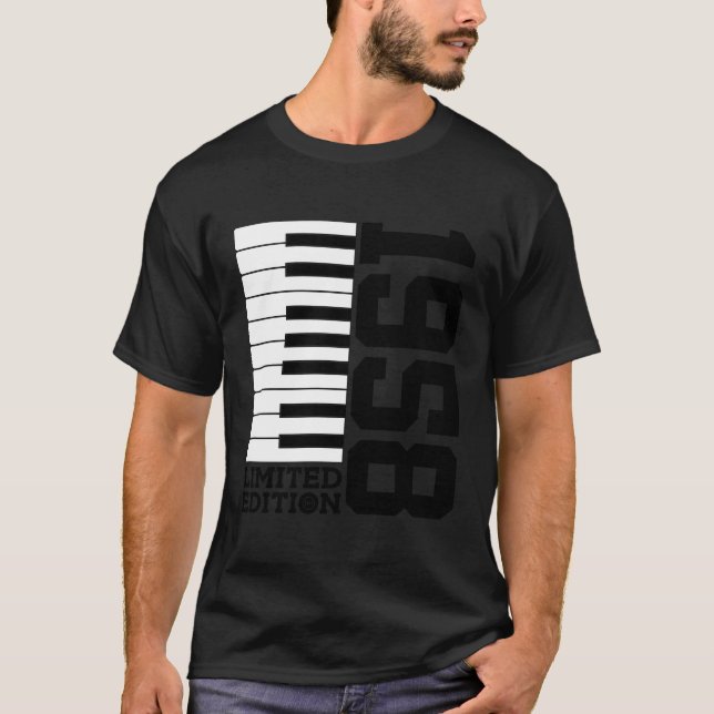 Camiseta Piano 65Th Piano 1958 (Frente)
