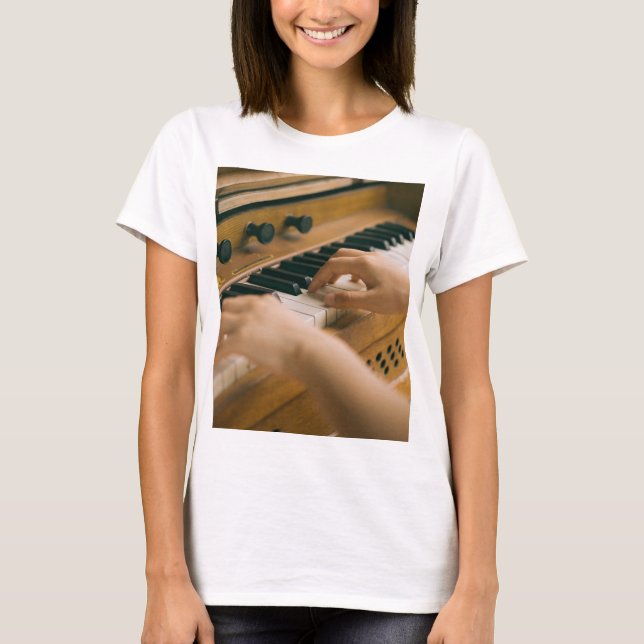 Camiseta Piano bonito (Frente)