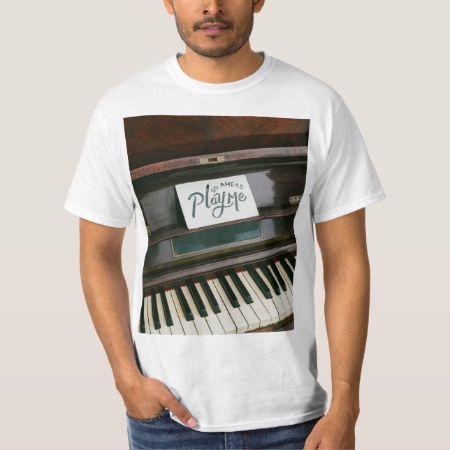 Camiseta Piano bonito (Frente)