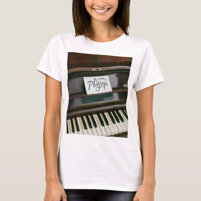 Camiseta Piano bonito (Frente)