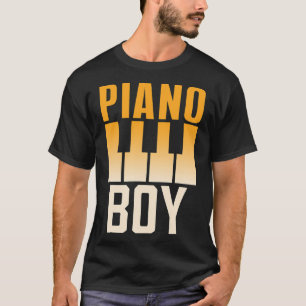 Camiseta Piano Boy Instrumento Jogador Pianista Músico