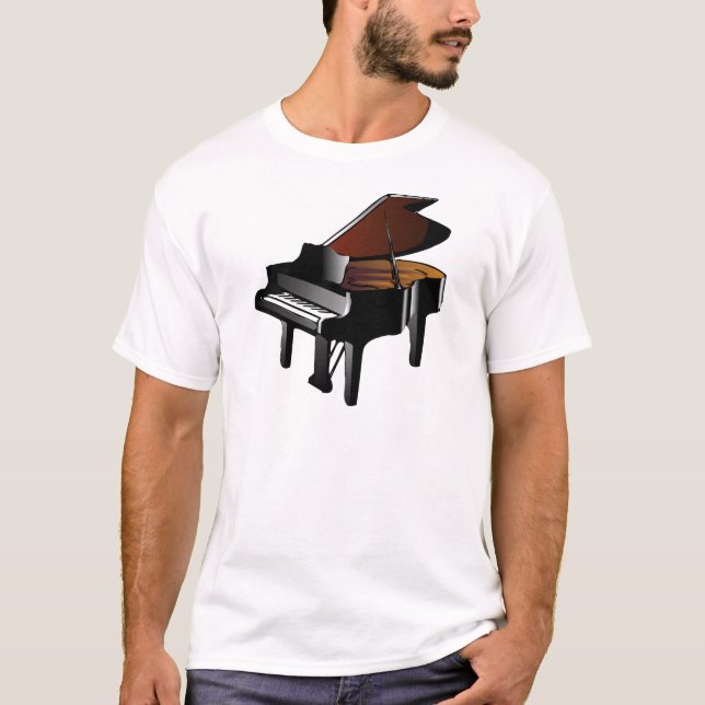 Camiseta Piano de cauda (Frente)