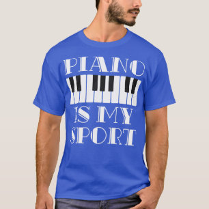 Camiseta Piano de Música da Orquestra de Instrumentos Music