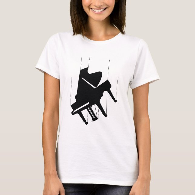 Camiseta Piano de queda (Frente)