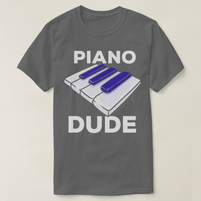 Camiseta Piano Dude (Frente do Design)